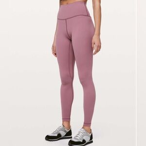 lululemon athletica Mauve High-Waisted Leggings Size 4